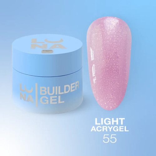LUNA Рідкий Гель Light Acrygel №55, 30 мл LUNA Рідкий Гель Light Acrygel №55, 30 мл