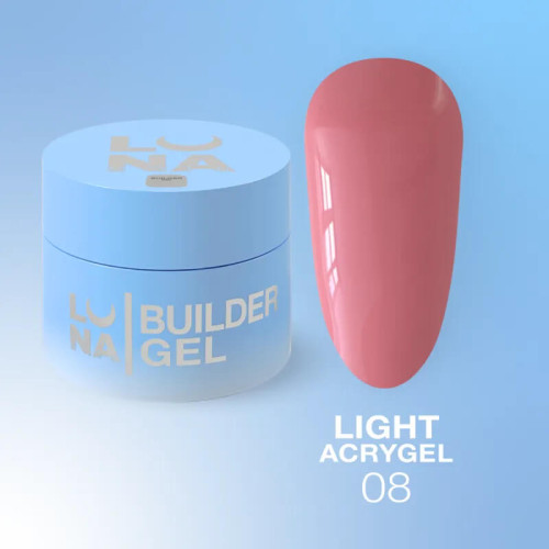 LUNA Рідкий Гель Light Acrygel №8, 50 мл LUNA Рідкий Гель Light Acrygel №8, 50 мл