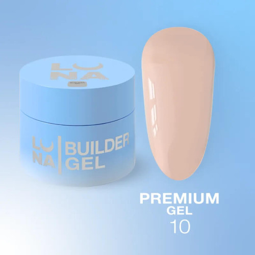 LUNA Гель для нарощування Premium Gel №10, 50 мл
