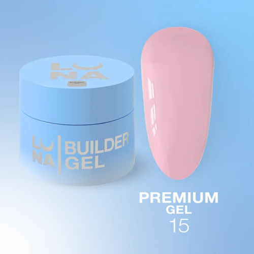 LUNA Гель для наращивания Premium Gel №15, 50 мл