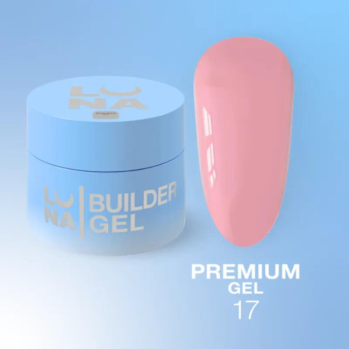 LUNA Гель для наращивания Premium Gel №17, 50 мл LUNA Гель для наращивания Premium Gel №17, 50 мл