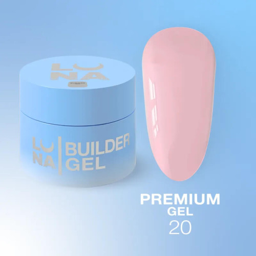LUNA Гель для наращивания Premium Gel №20, 15 мл LUNA Гель для наращивания Premium Gel №20, 15 мл
