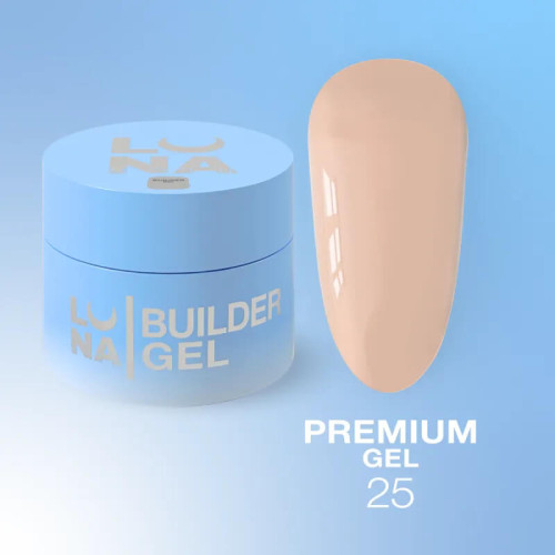 LUNA Гель для наращивания Premium Gel №25, 50 мл LUNA Гель для наращивания Premium Gel №25, 50 мл