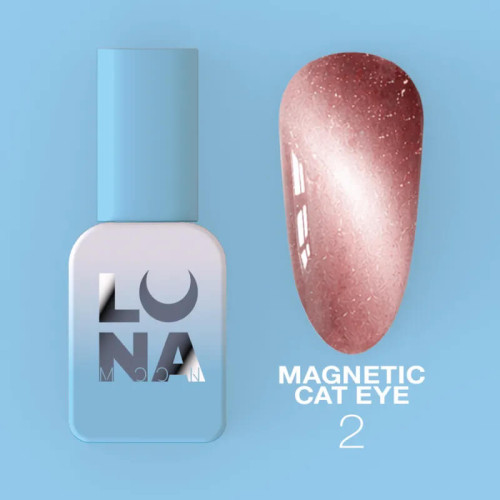 LUNA Гель-лак Color Magnetic Cat Eye №2, 8 мл