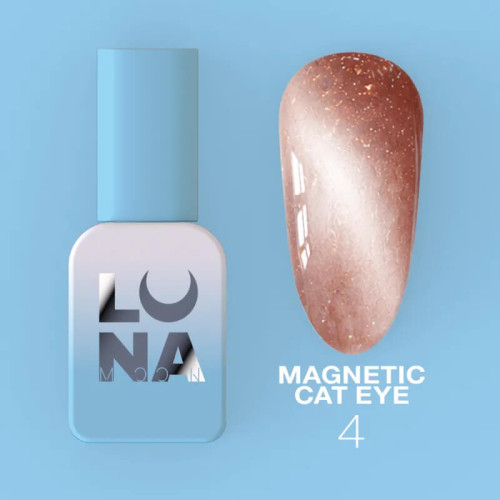 LUNA Гель-лак Color Magnetic Cat Eye №4, 8 мл