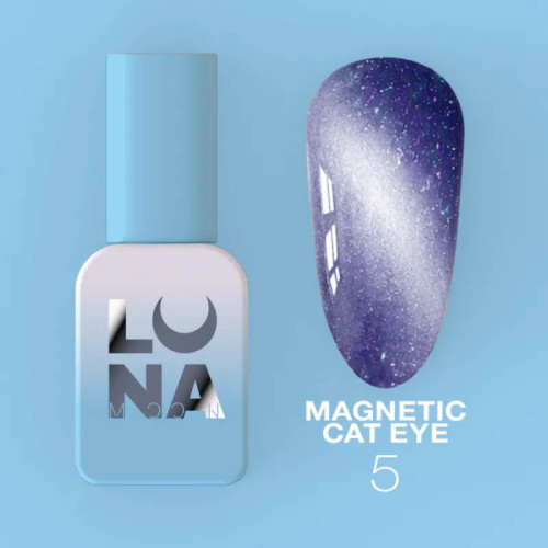 LUNA Гель-лак Color Magnetic Cat Eye №5, 8 мл