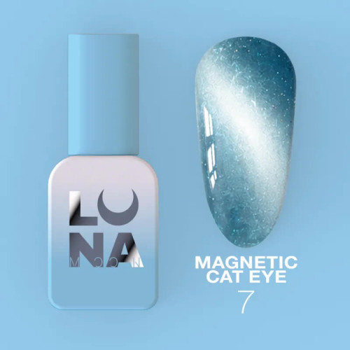 LUNA Гель-лак Color Magnetic Cat Eye №7, 8 мл