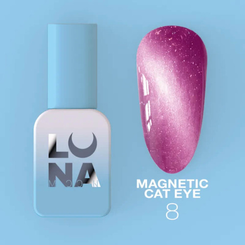 LUNA Гель-лак Color Magnetic Cat Eye №8, 8 мл