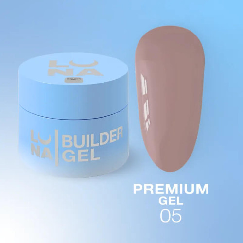 LUNA Гель для нарощування Premium Gel №5, 30 ml