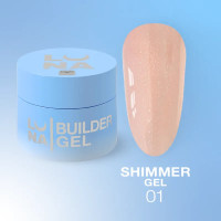 LUNA Гель для нарощування Shimmer Gel №1, 50 мл LUNA Гель для нарощування Shimmer Gel №1, 50 мл