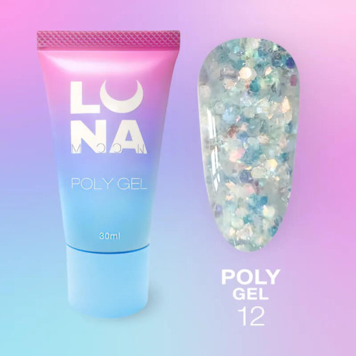 Luna Полигель для наращивания Poly Gel №12, 30 мл