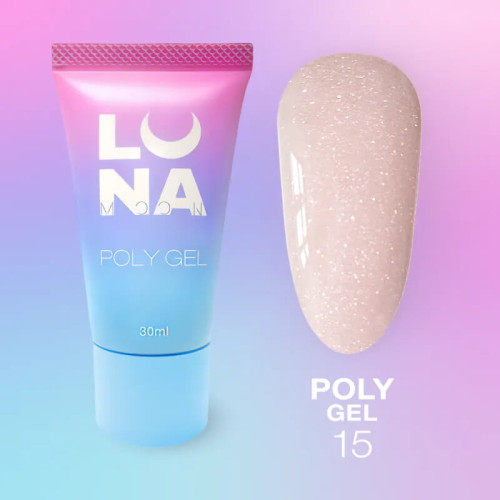 Luna Полигель для наращивания Poly Gel №15, 30 мл