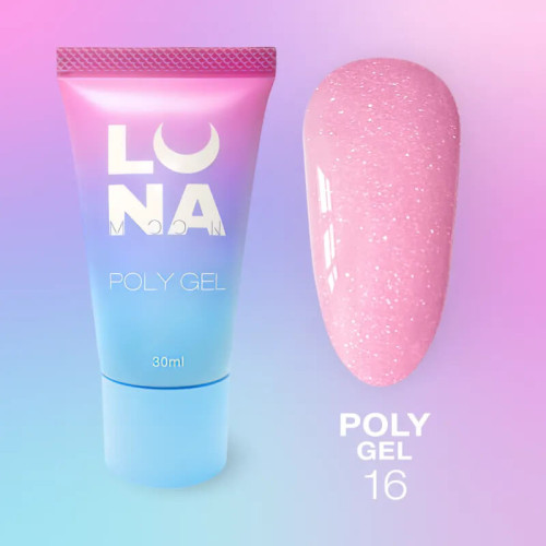Luna Полигель для наращивания Poly Gel №16, 30 мл