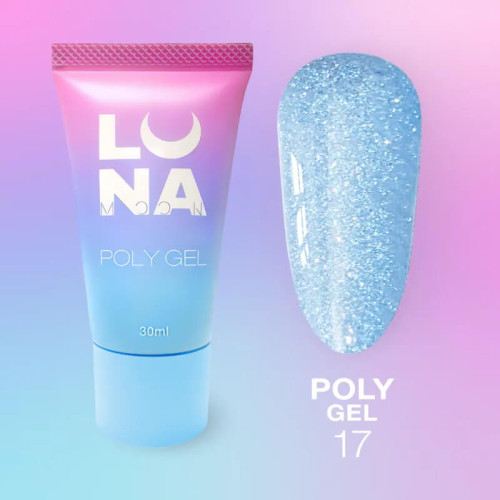 Luna Полігель для нарощування Poly Gel №17, 30 мл Luna Полігель для нарощування Poly Gel №17, 30 мл