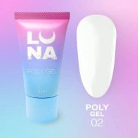 Luna Полігель для нарощування Poly Gel №2, 30 мл