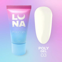 Luna Полігель для нарощування Poly Gel №3, 30 мл