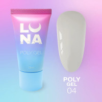 Luna Полігель для нарощування Poly Gel №4, 30 мл Luna Полігель для нарощування Poly Gel №4, 30 мл