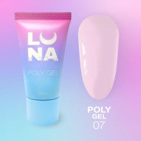 Luna Полігель для нарощування Poly Gel №7, 30 мл