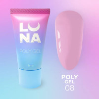 Luna Полігель для нарощування Poly Gel №8, 30 мл