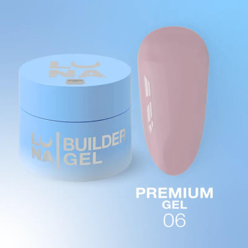LUNA Гель для нарощування Premium Gel №6, 30 ml