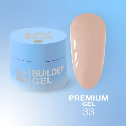LUNA Гель для нарощування Premium Gel №33, 30 мл LUNA Гель для нарощування Premium Gel №33, 30 мл