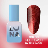 LUNA Гель-лак Color Red Flash By Tina Karol 13 мл