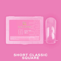 LUNA Верхні форми для нарощування Short Classic Square LUNA Верхні форми для нарощування Short Classic Square