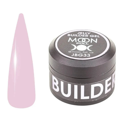 Гель-желе для наращивания Moon Full Jelly Builder Gel №33 светло-розовый, 30 мл