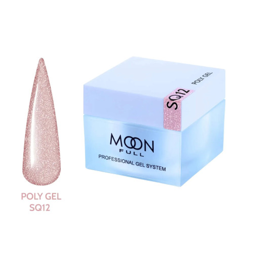 Moon Full Poly Gel №SQ12, 30 мл HEMA/ TPO Free