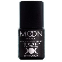 Moon Full Top Non-Wipe с UV-filter – топ без липкого слоя для гель лака, 8 мл
