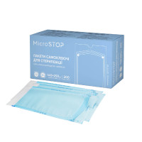 Пакети самоклеючі Microstop для стерилізації в автоклаві 140х250 мм, 200 шт