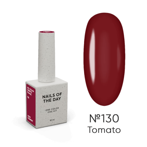 NAILSOFTHEDAY Gel polish Tomato [Tomat] 130, 10 мл