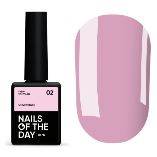Nailsoftheday Cover base NEW Formula 02, 10 мл Nailsoftheday Cover base NEW Formula 02, 10 мл