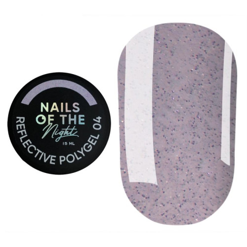 NAILSOFTHENIGHT Reflective Polygel 04, лиловый жидкий светоотражающий полигель, 15 мл NAILSOFTHENIGHT Reflective Polygel 04, лиловый жидкий светоотражающий полигель, 15 мл