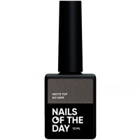 NAILSOFTHEDAY Matte top no wipe матовий топ без липкого шару, з уф–фільтрами, 10 мл