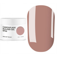 NAILSOFTHEDAY Camouflage builder gel 06, коричневий будівельний гель, 30 г NAILSOFTHEDAY Camouflage builder gel 06, коричневий будівельний гель, 30 г
