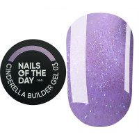 NAILSOFTHEDAY Cinderella builder gel 03, фіолетовий будівельний гель з перлинним переливом, 15 г NAILSOFTHEDAY Cinderella builder gel 03, фіолетовий будівельний гель з перлинним переливом, 15 г