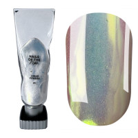 Liquid powder 01, рідка втирка з переливом від зеленого до фіолетового для нігтів, 5 г