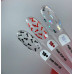 NAILSOFTHEDAY FUN! top 02 з червоним арт-декором, 10 мл NAILSOFTHEDAY FUN! top 02 з червоним арт-декором, 10 мл