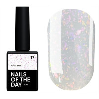 NAILSOFTHEDAY Potal base 17 нежно-молочная база с голографикой стильной талью, 10 мл NAILSOFTHEDAY Potal base 17 нежно-молочная база с голографикой стильной талью, 10 мл