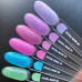 NAILSOFTHEDAY Potal base 24 лазурна/яскраво-блакитна база з голографік стильною поталлю, 10 мл