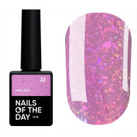 NAILSOFTHEDAY Potal base 22 розовато-лиловая база с голографикой стильной талью, 10 мл. NAILSOFTHEDAY Potal base 22 розовато-лиловая база с голографикой стильной талью, 10 мл.