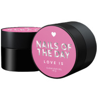 NAILSOFTHEDAY Love is Clear, прозора гель-жуйка для створення об’ємних дизайнів, 15 г