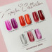 NAILSOFTHEDAY Vitrage cat eye 02 — вітражний червоний гель лак з котячим оком, 10 мл