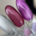 NAILSOFTHEDAY Vitrage cat eye 02 — вітражний червоний гель лак з котячим оком, 10 мл
