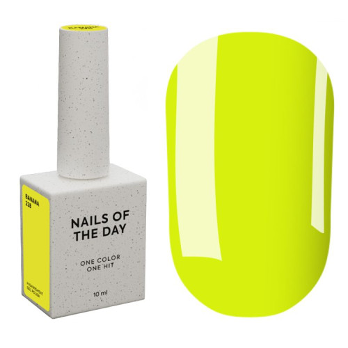 NAILSOFTHEDAY Gel polish Вanana-228, 10 мл NAILSOFTHEDAY Gel polish Вanana-228, 10 мл