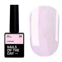 Nailsoftheday Cover base NEW Formula 26 shimmer, 10 мл Nailsoftheday Cover base NEW Formula 26 shimmer, 10 мл