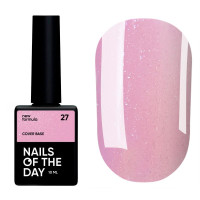 Nailsoftheday Cover base NEW Formula 27 shimmer, 10 мл Nailsoftheday Cover base NEW Formula 27 shimmer, 10 мл