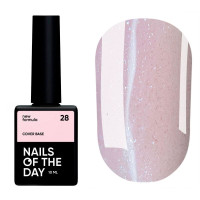 Nailsoftheday Cover base NEW Formula 28 shimmer, 10 мл