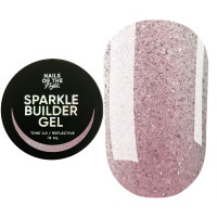 NAILSOFTHENIGHT Sparkle builder gel 03, бежево-розовый светоотражающий строительный гель, 15 мл NAILSOFTHENIGHT Sparkle builder gel 03, бежево-розовый светоотражающий строительный гель, 15 мл